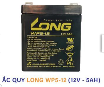 Ắc quy Long WP5-12; 12V-5A