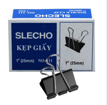 Kẹp bướm đen 15mm (hộp)