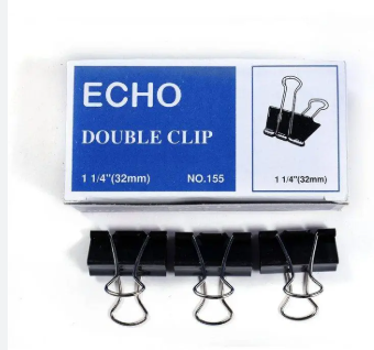 Kẹp bướm đen 32mm (hộp)