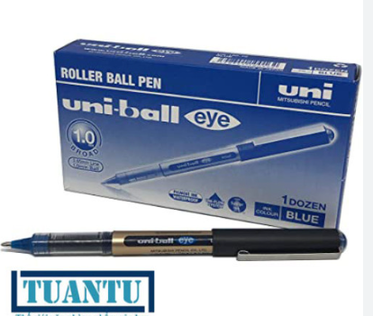 Bút kim Uni-ball eye nhật xanh (hộp)