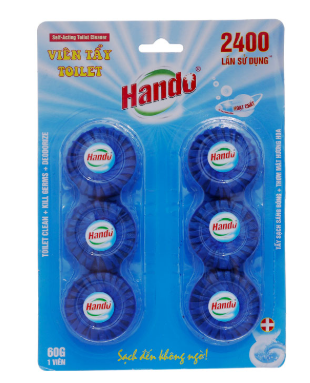 Viên tẩy vệ sinh toilet - 433 hando 330g (vỉ)