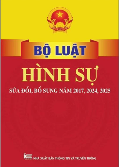 Sách Bộ luật Hình sự (sửa đổi, bổ sung năm 2017, 2024, 2025)