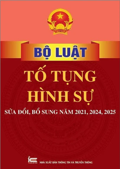 Sách Bộ luật Tố tụng hình sự (sửa đổi, bổ sung năm 2021, 2025) và các văn bản hướng dẫn thi hành
