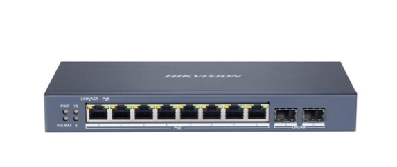 Switch L2, 8 cổng POE 100M, 1 cổng uplink 100M